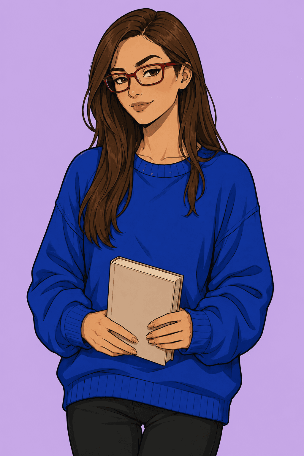 Emma, the cast's dry-humored book lover